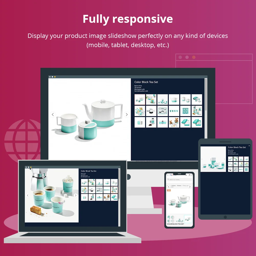 Display product image slideshow on any kind of devices Display product image slideshow on any kind of devices