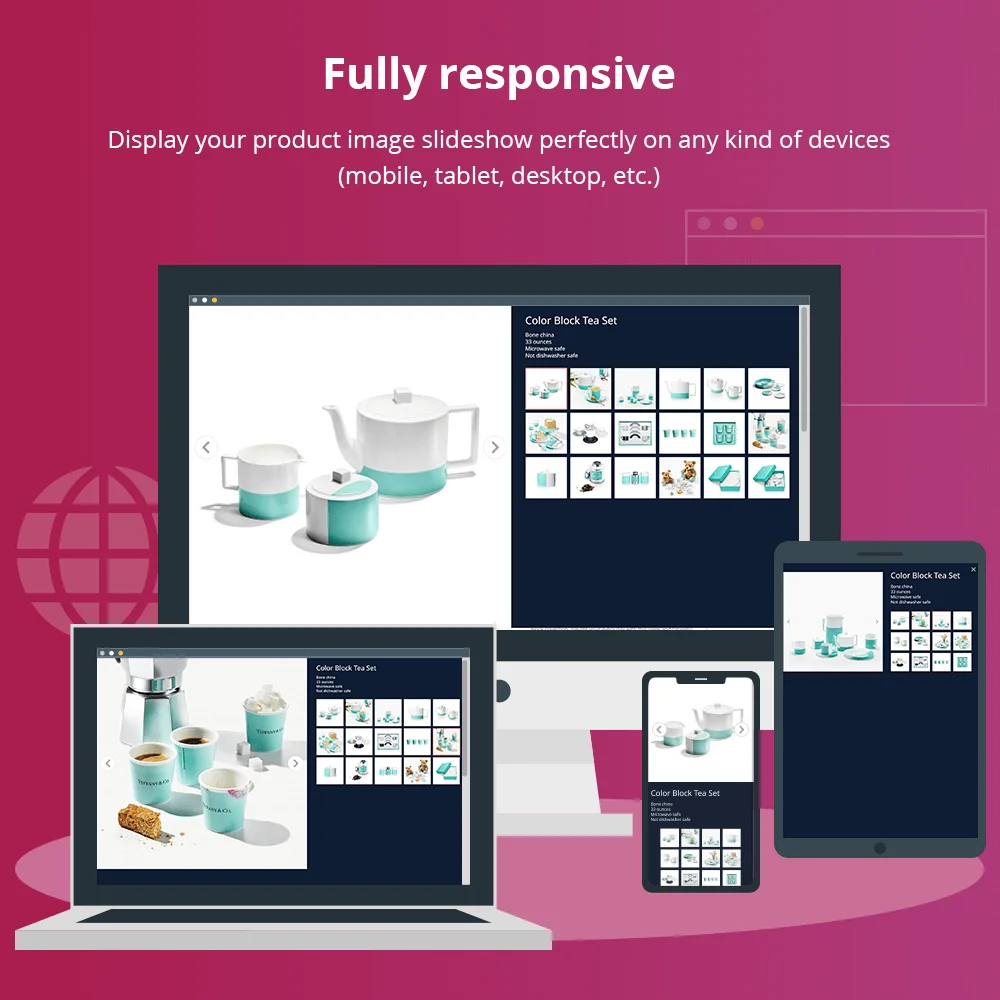 Display product image slideshow on any kind of devices Display product image slideshow on any kind of devices