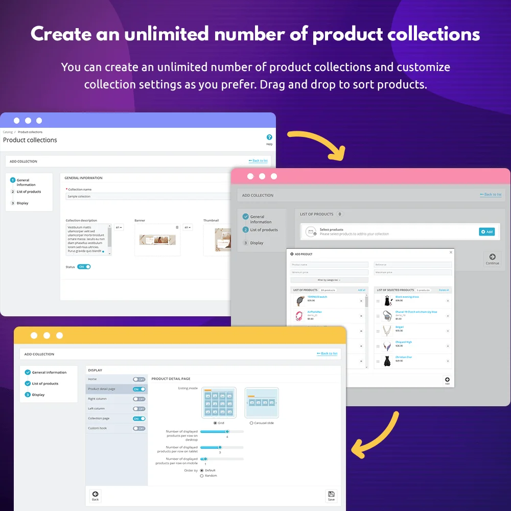 Introduce PrestaShop product showcase module