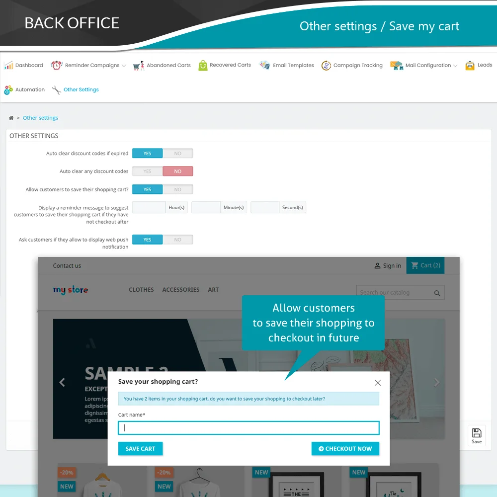 Giới thiệu mô-đun PrestaShop nhắc nhở giỏ hàng bỏ quên