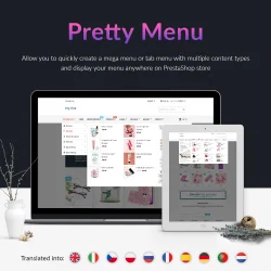 Introduce PrestaShop mega menu module