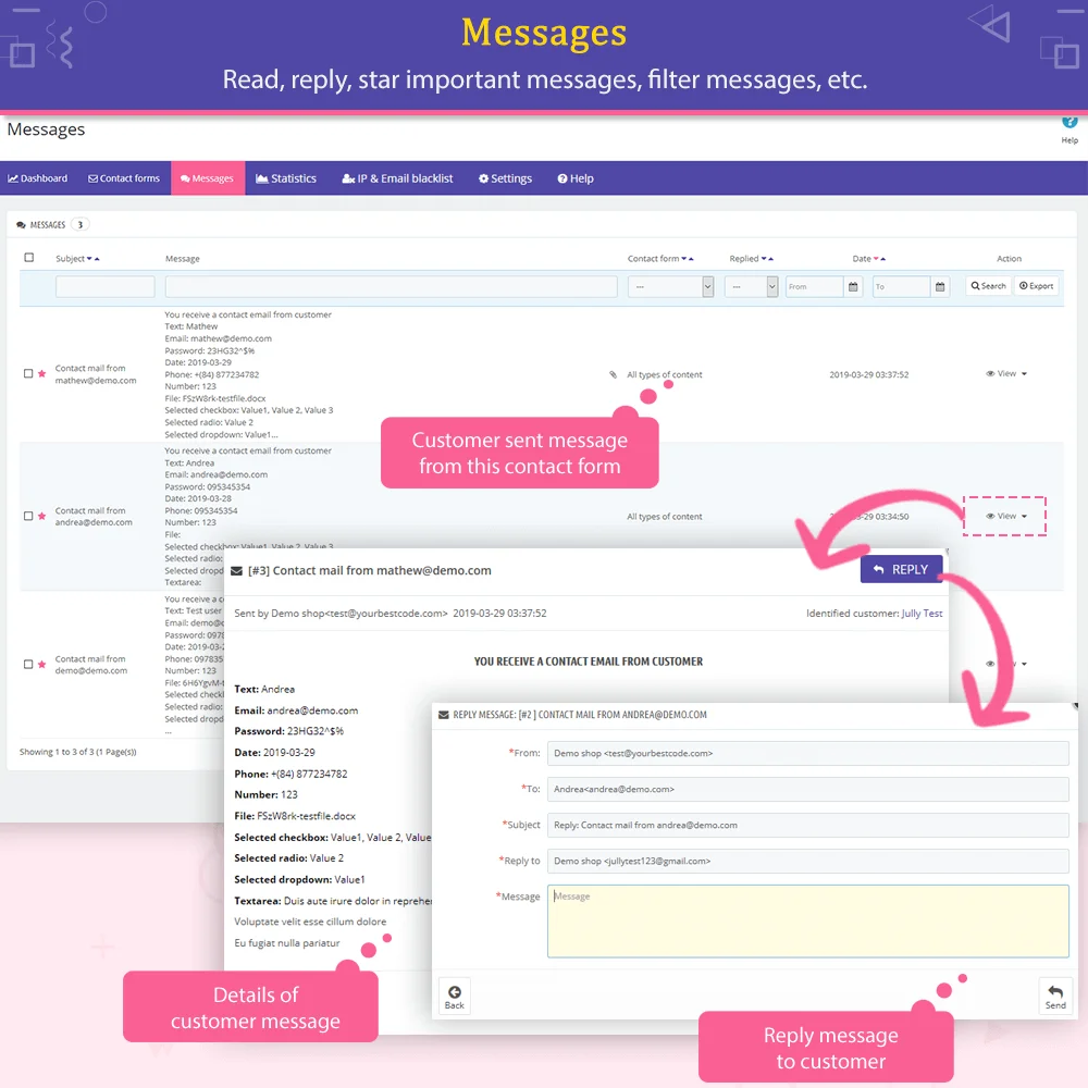 Giới thiệu mô-đun liên hệ PrestaShop