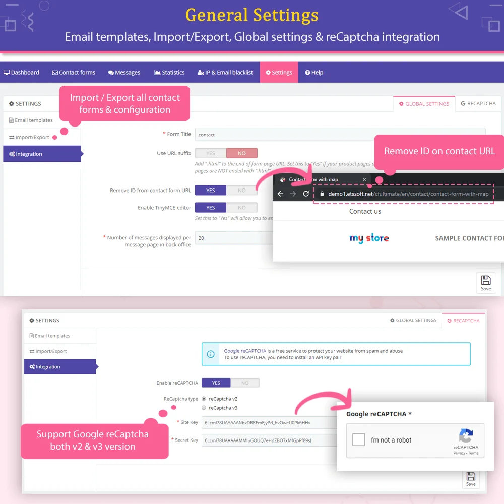 Giới thiệu mô-đun liên hệ PrestaShop