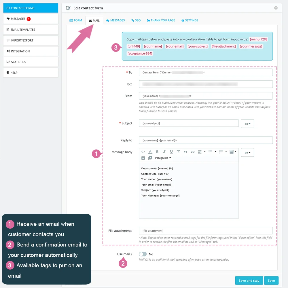 Introducing "Contact Form 7" – Powerful Prestashop contact form module