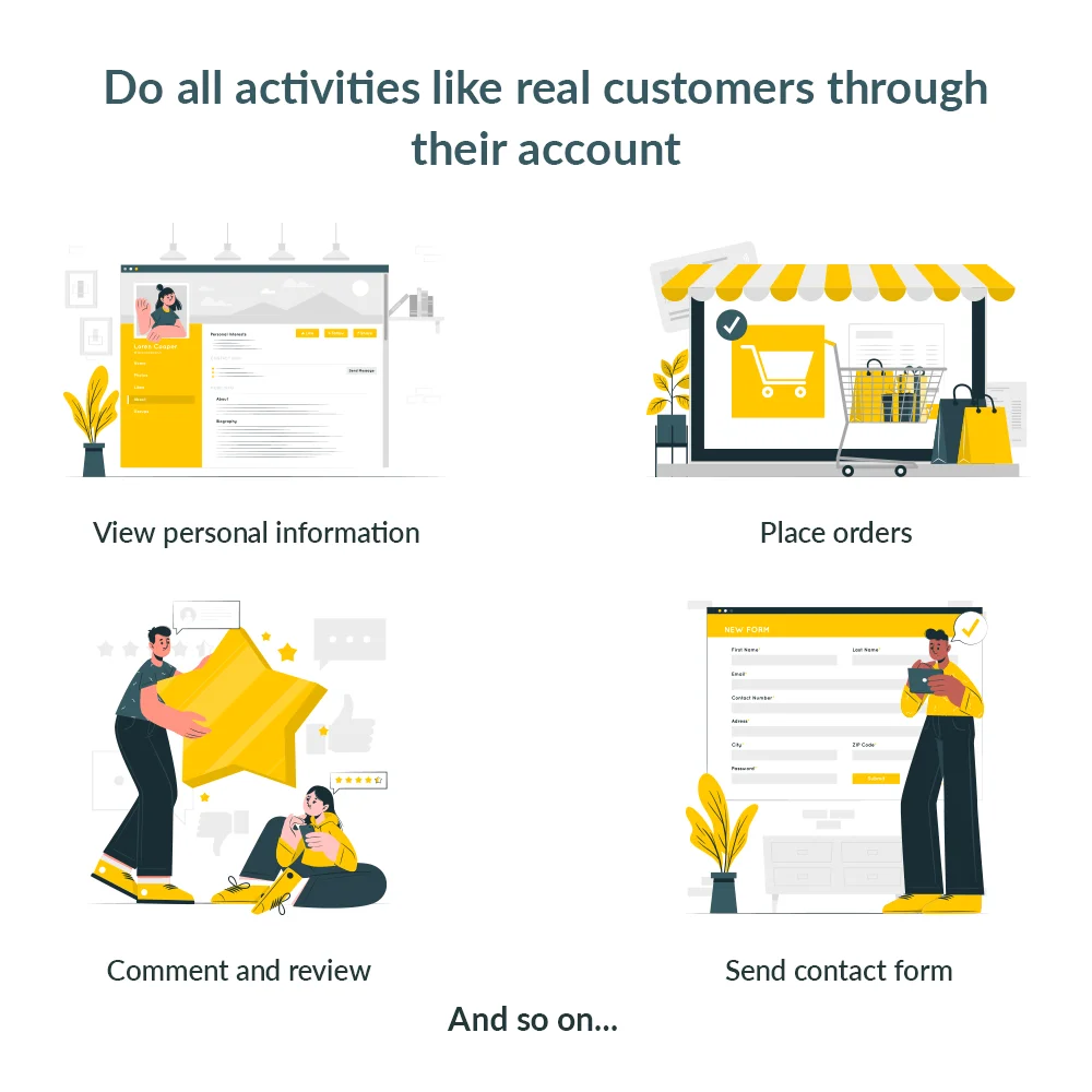Key features of PrestaShop login as customer module