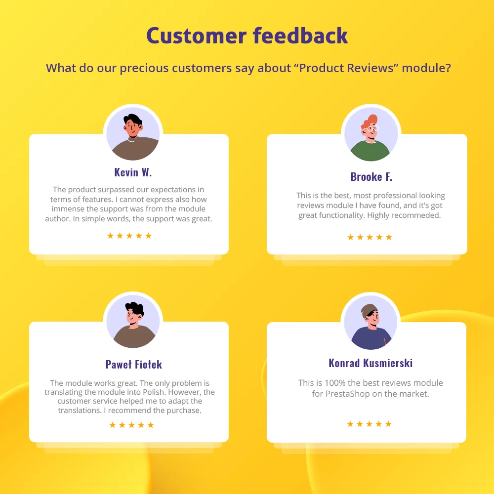Introduce PrestaShop customer review module