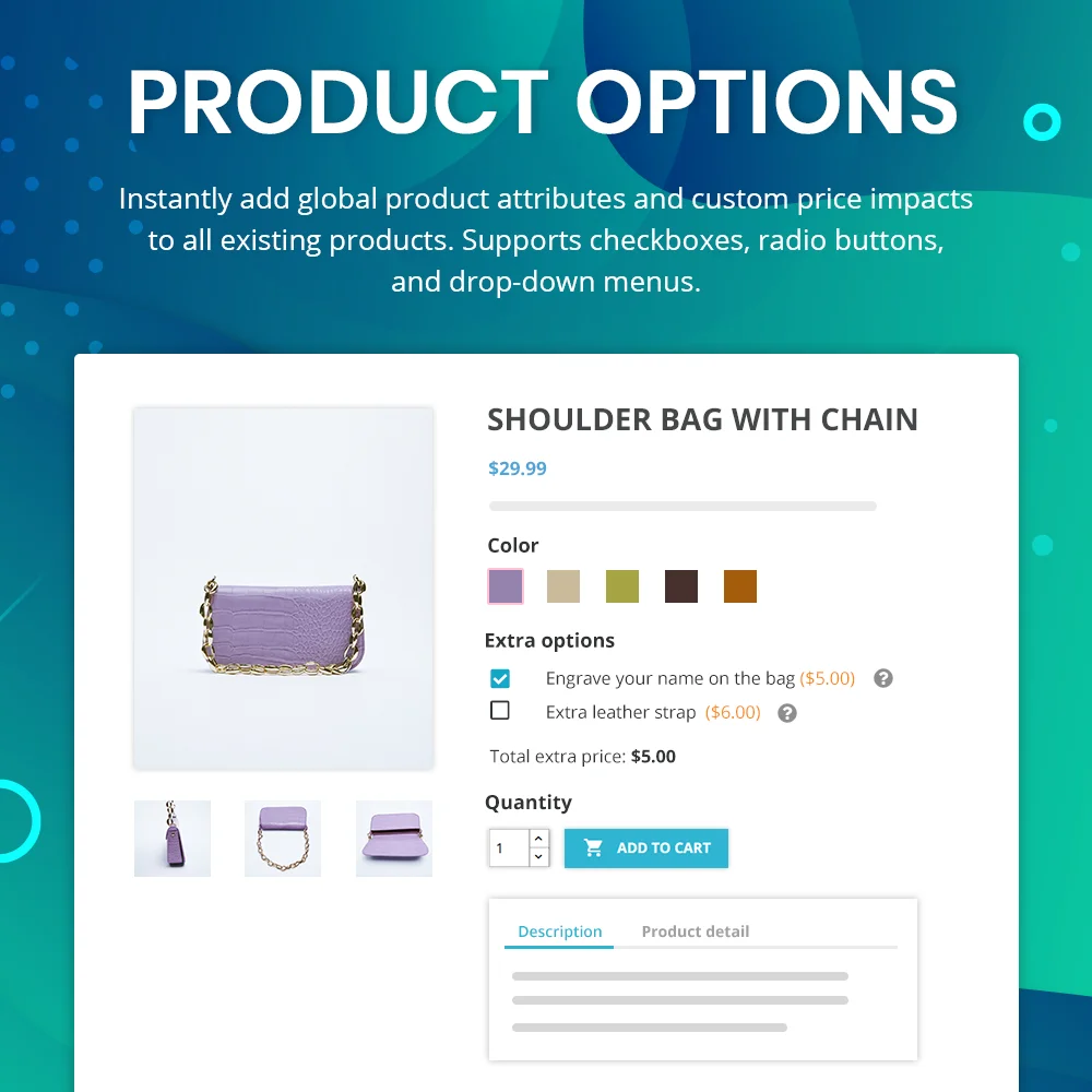 Introduce PrestaShop product options module Introduce PrestaShop product options module