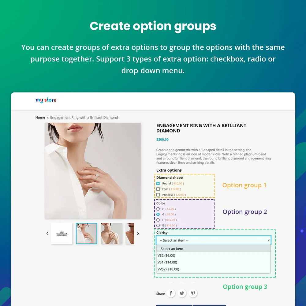 Introducing "option group" feature of PrestaShop product options module