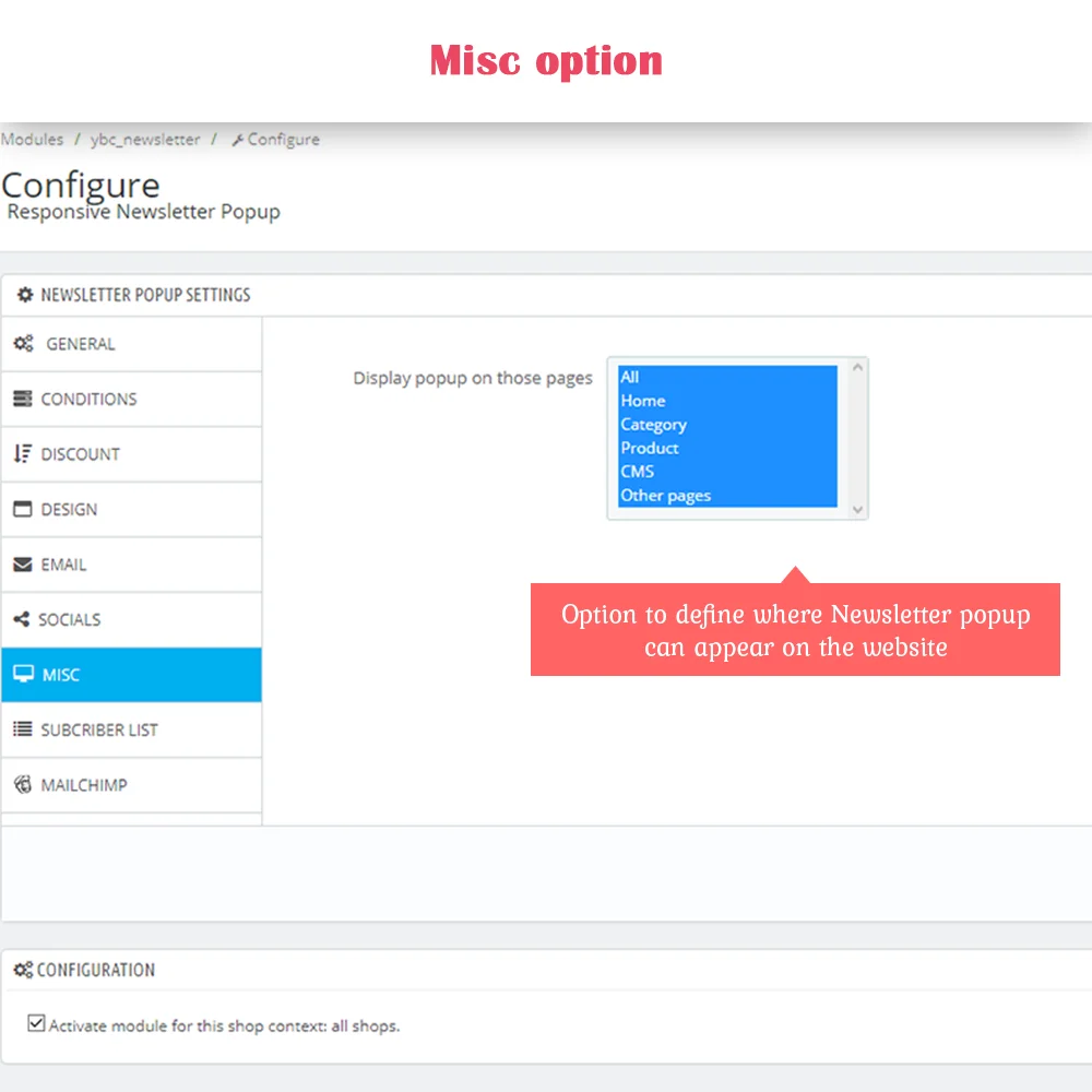 Introduce PrestaShop newsletter popup module