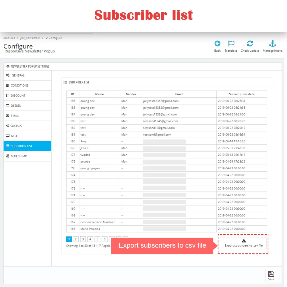 Introduce PrestaShop newsletter popup module