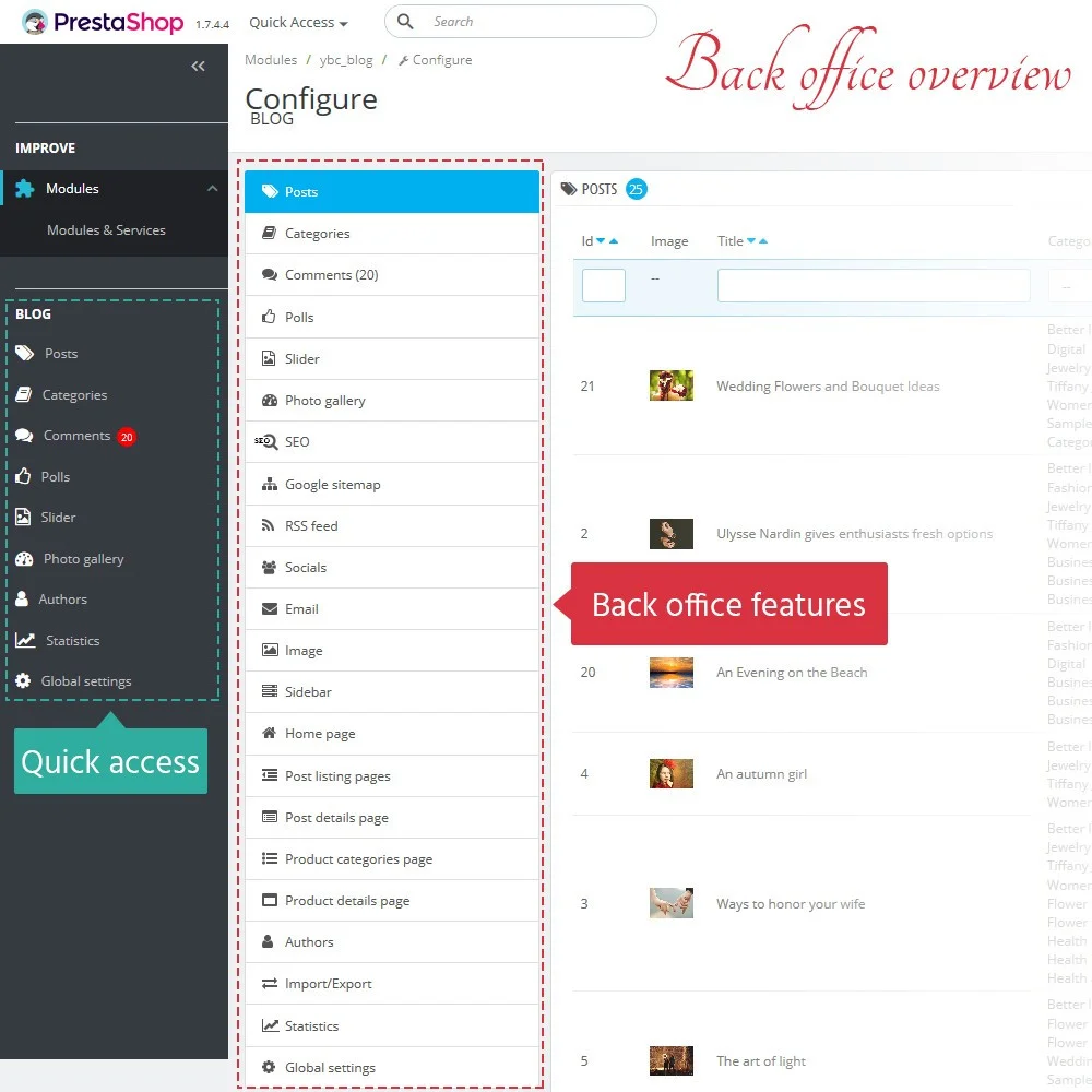 Introducing BLOG – All in 1 Prestashop blog module