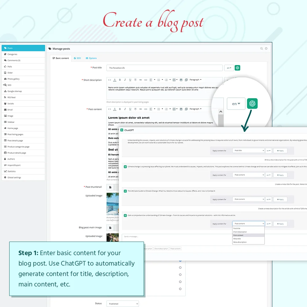 Introducing BLOG – All in 1 Prestashop blog module
