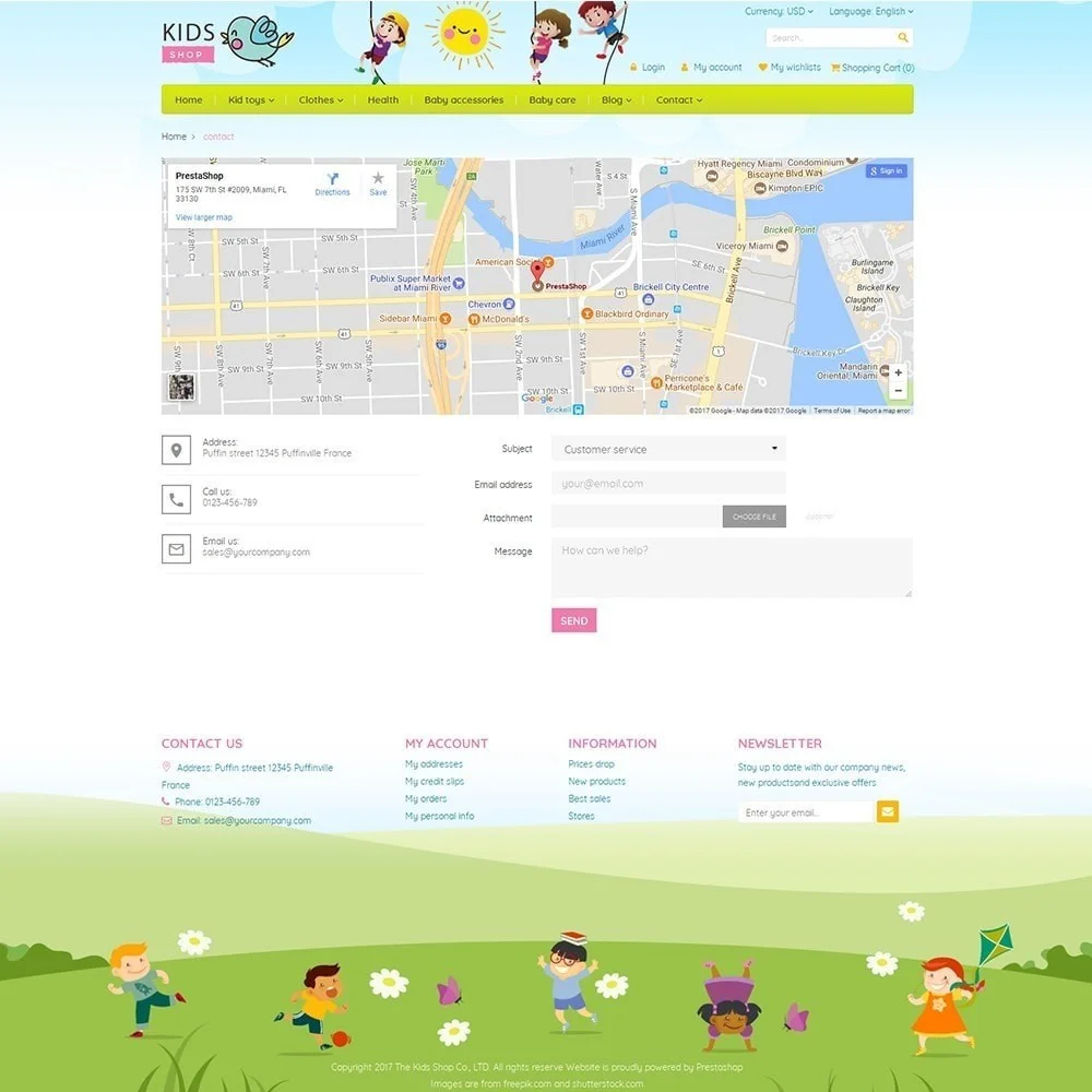 Kids Shop – All in one package Template Kids Shop – All in one package Template