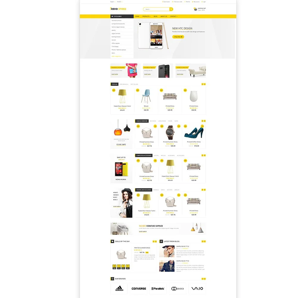 Revo Store – Fashion, digital and furniture template Revo Store – Fashion, digital and furniture template