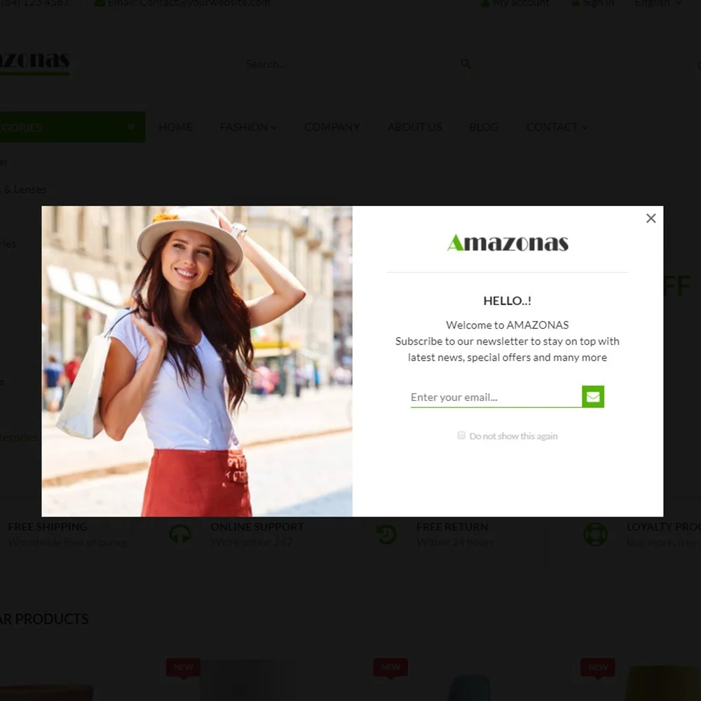 Amazonas – Fashion, digital and furniture template