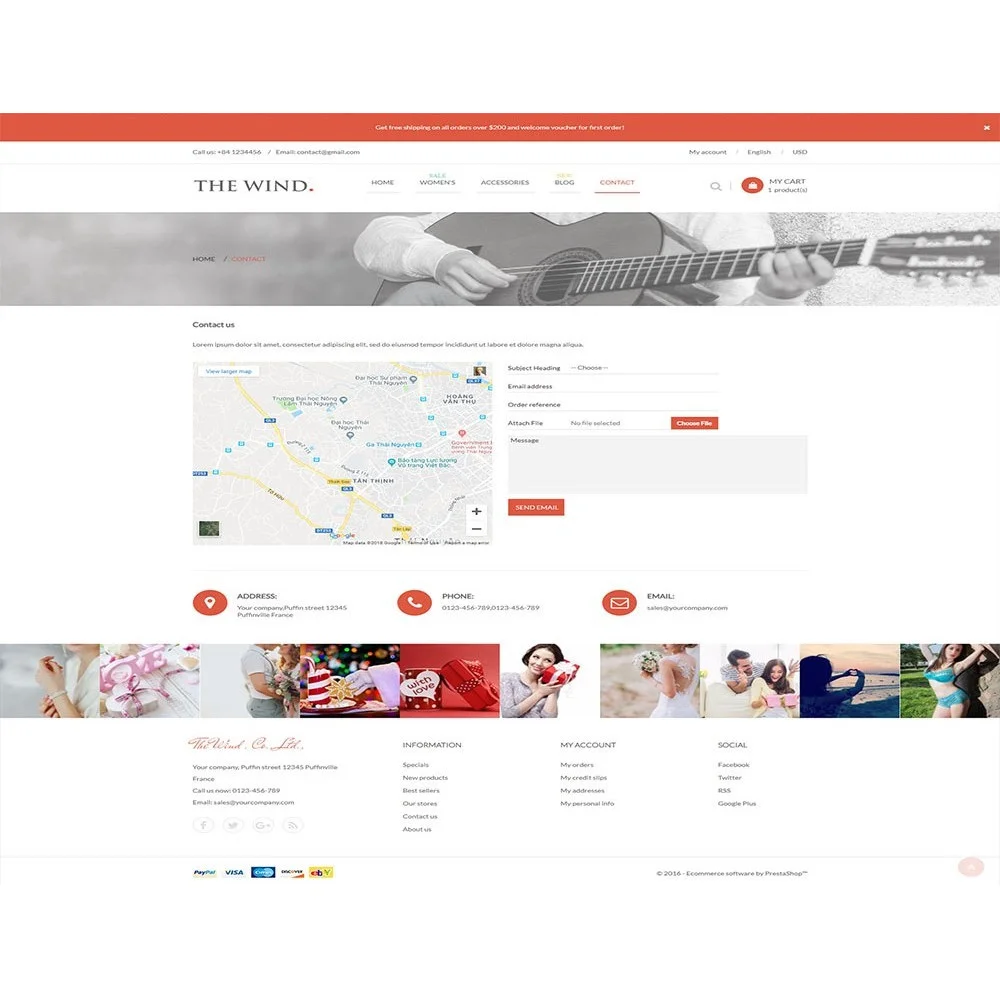 The Wind – Responsive Prestashop Theme