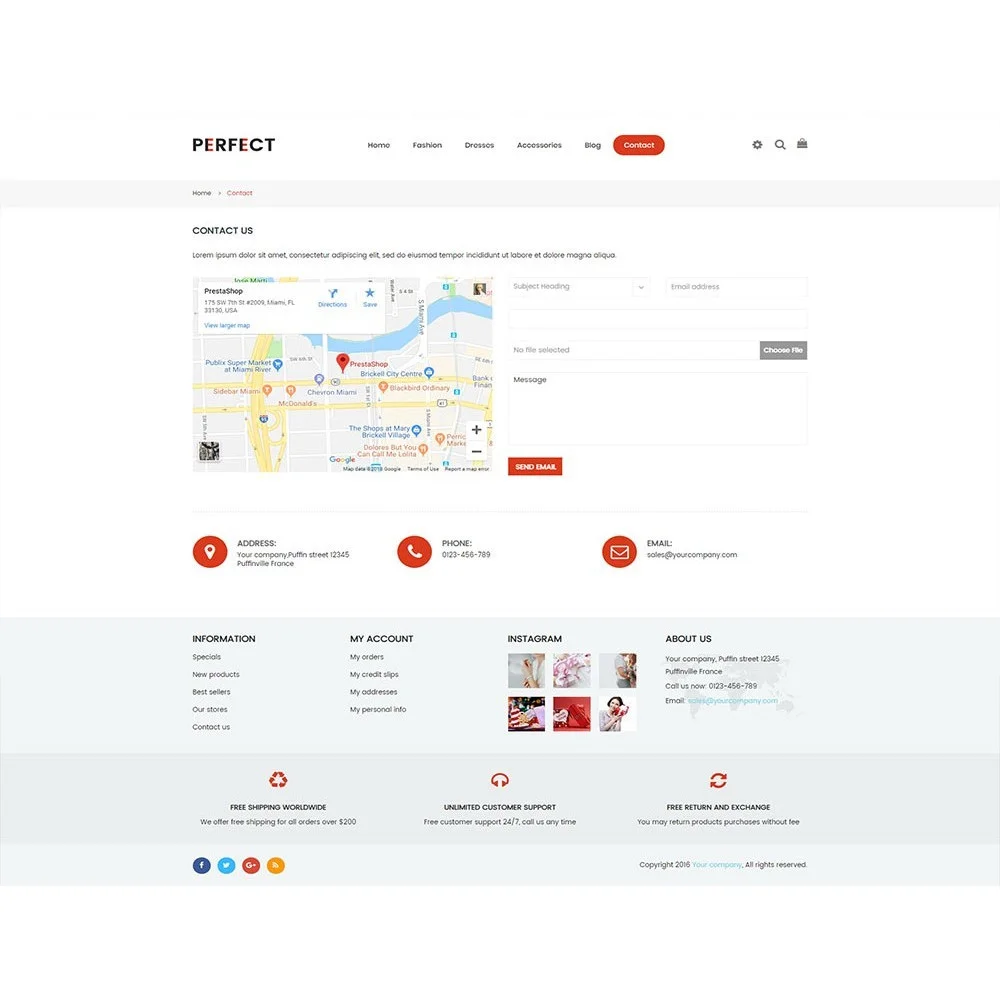 Perfect – Multi Purpose Retina Prestashop Theme