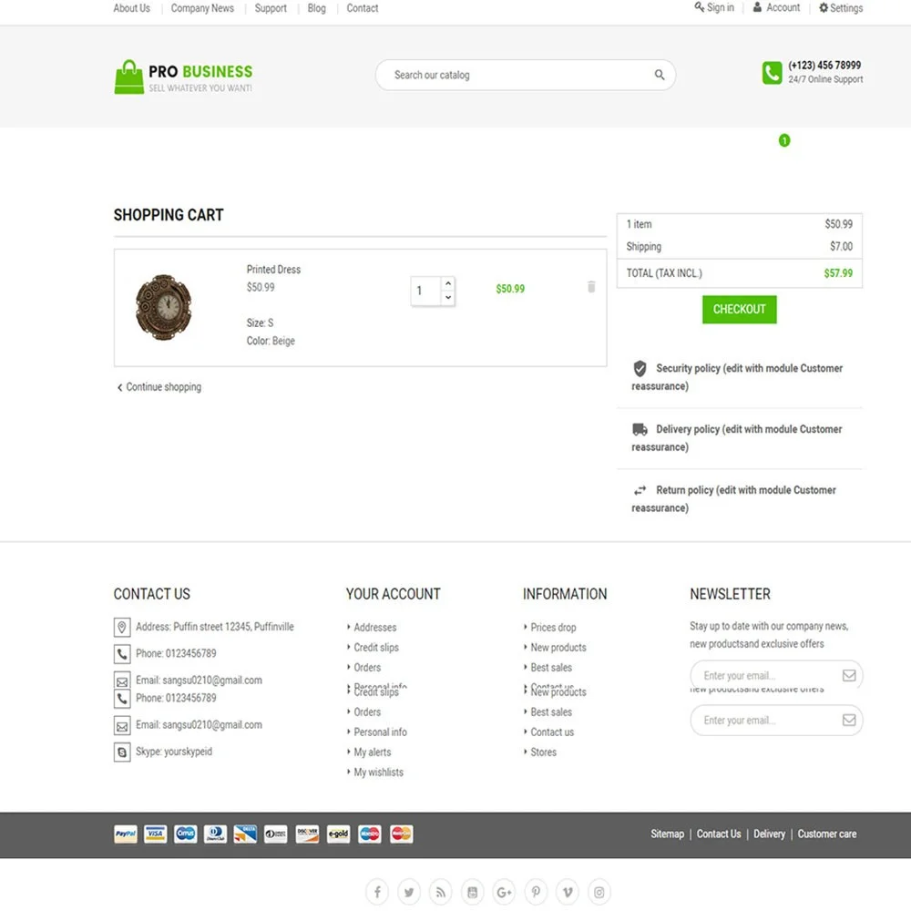Pro Business – Multipurpose Prestashop Theme
