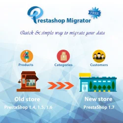 Prestashop Migrator Free Version- upgrade Prestashop to latest version