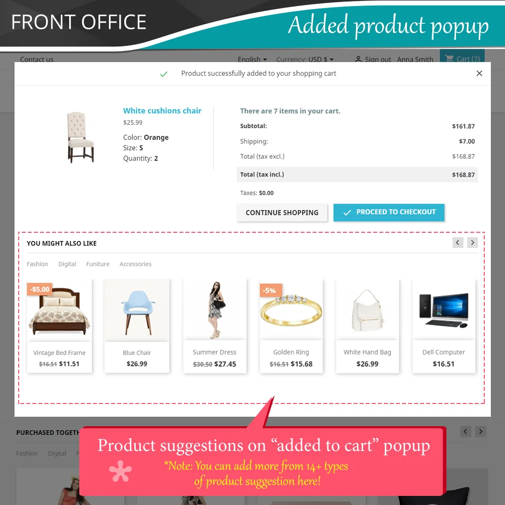 Introduce the Prestashop cross selling module