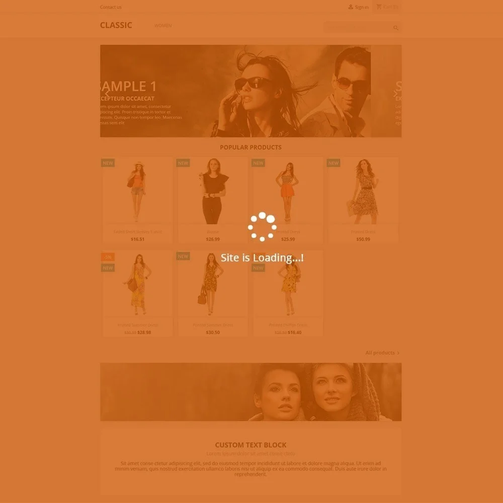PLEASE WAIT – Loading progress indicator module