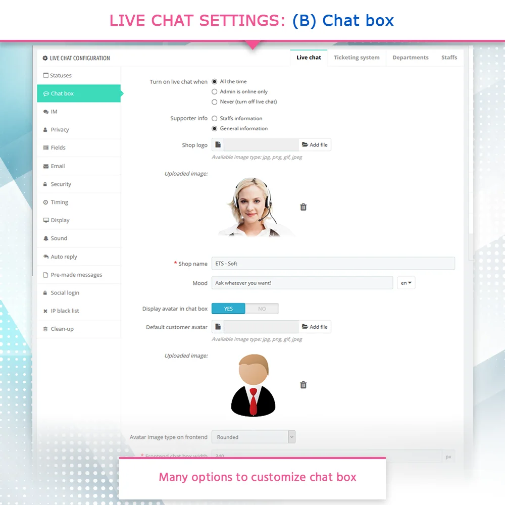 Introduce PrestaShop live chat module
