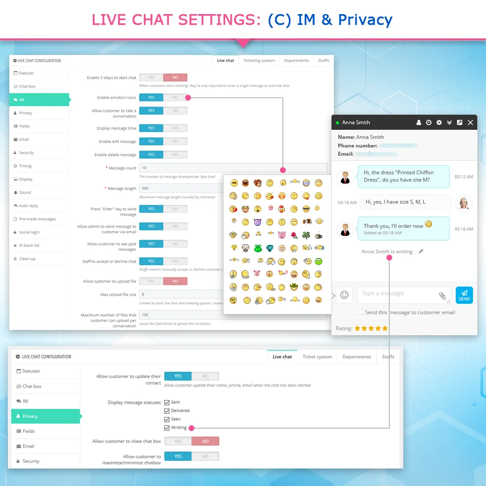 Introduce PrestaShop live chat module