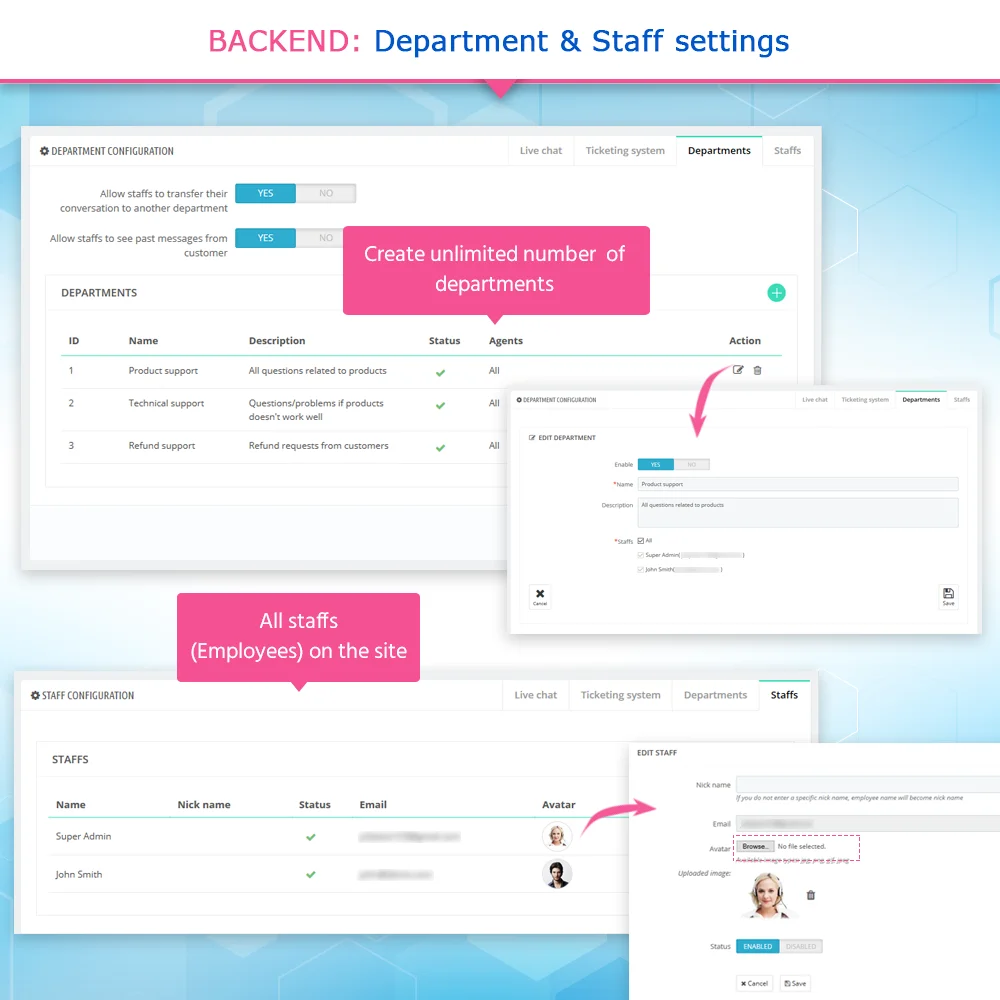 Introduce PrestaShop live chat module