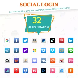 SOCIAL LOGIN: Google, Facebook, Tiktok, Amazon, Twitter