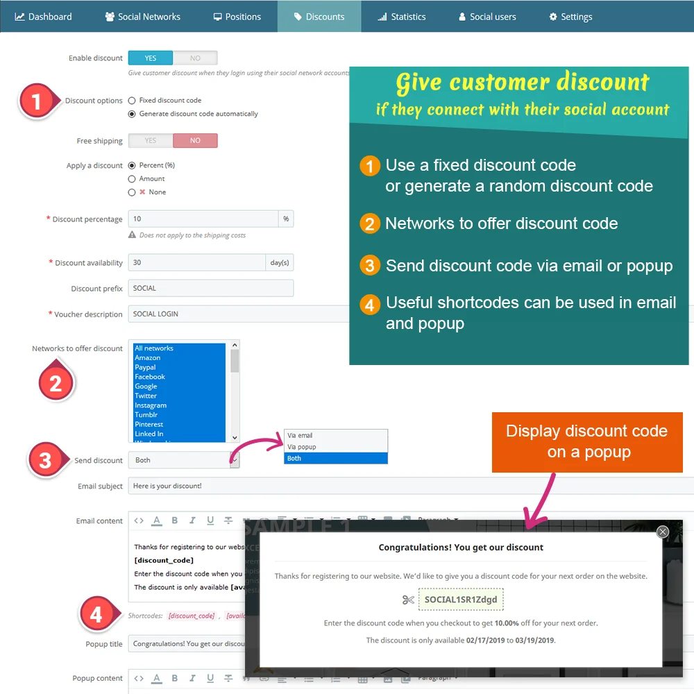 Introduce PrestaShop social login module