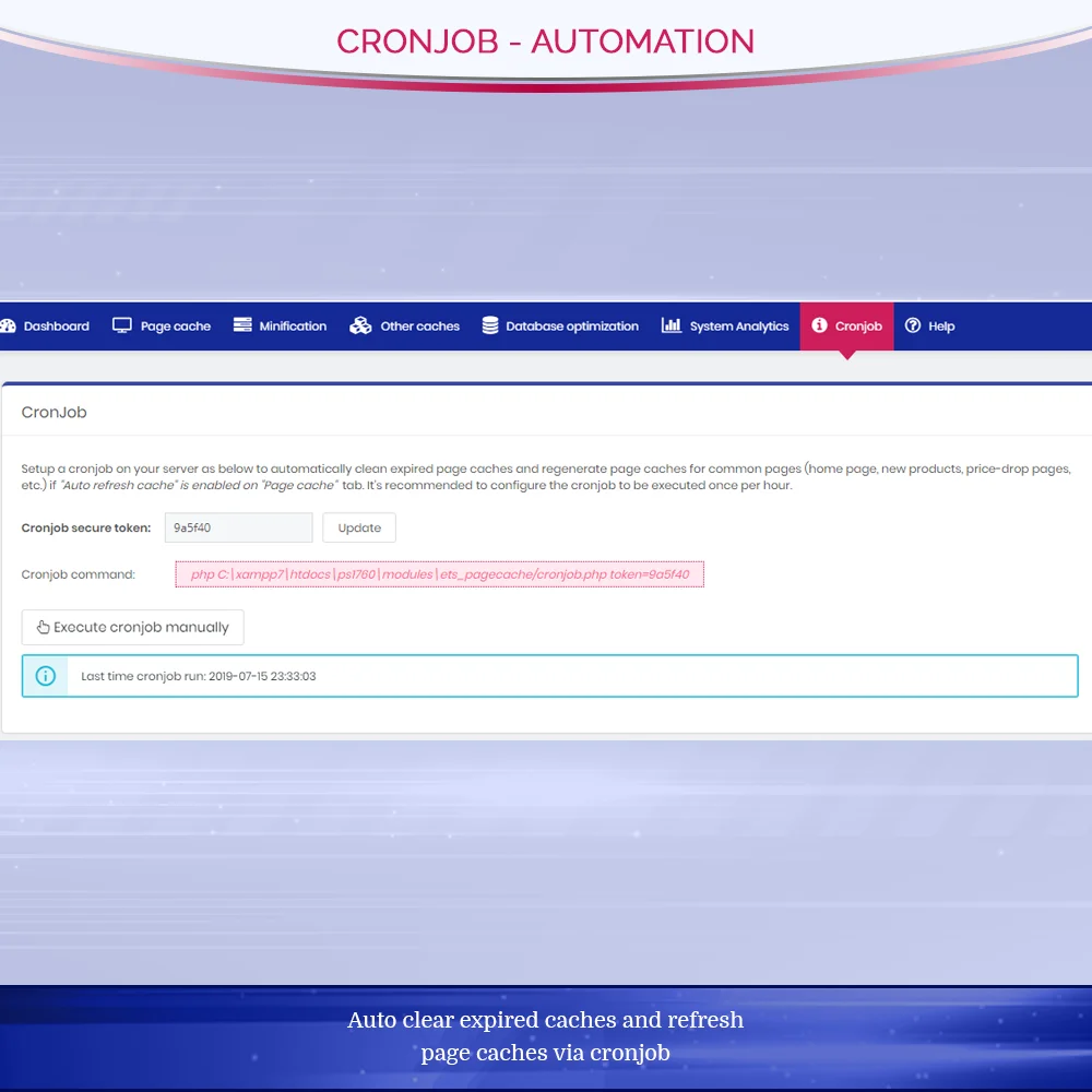 Cronjob - automation Cronjob - automation