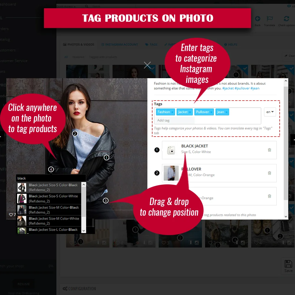 Introduce PrestaShop Instagram module