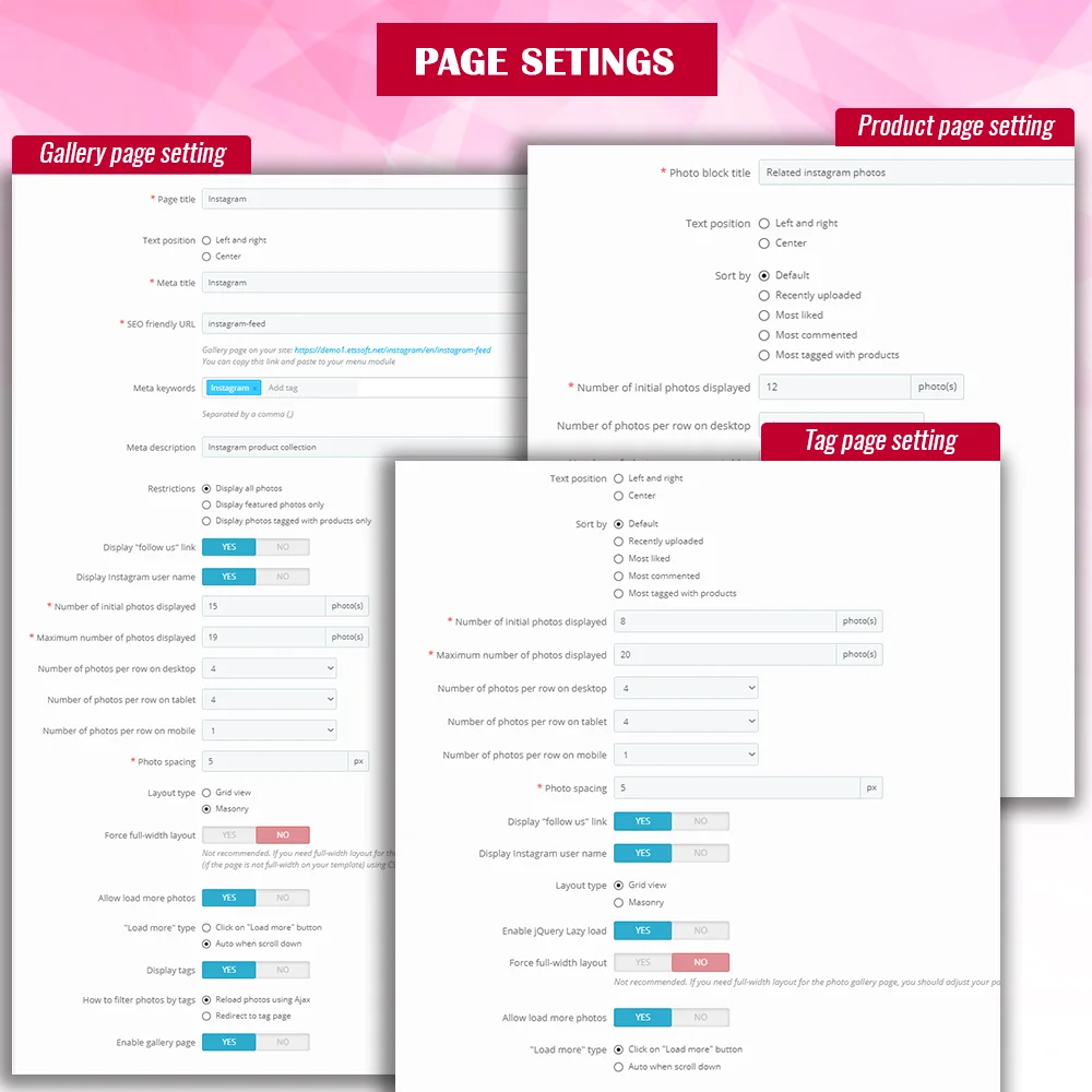 Introduce PrestaShop Instagram module