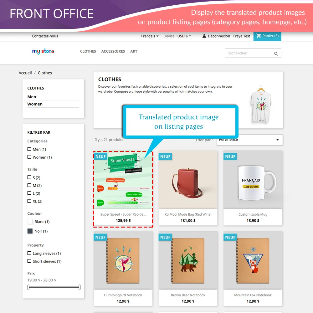 Introduce Prestashop Multi-language Product Image module