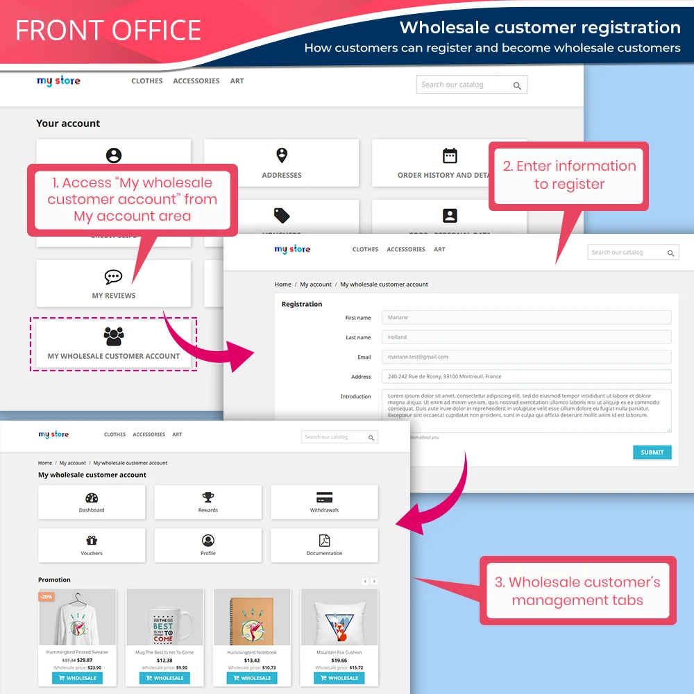 Introduce PrestaShop wholesale module