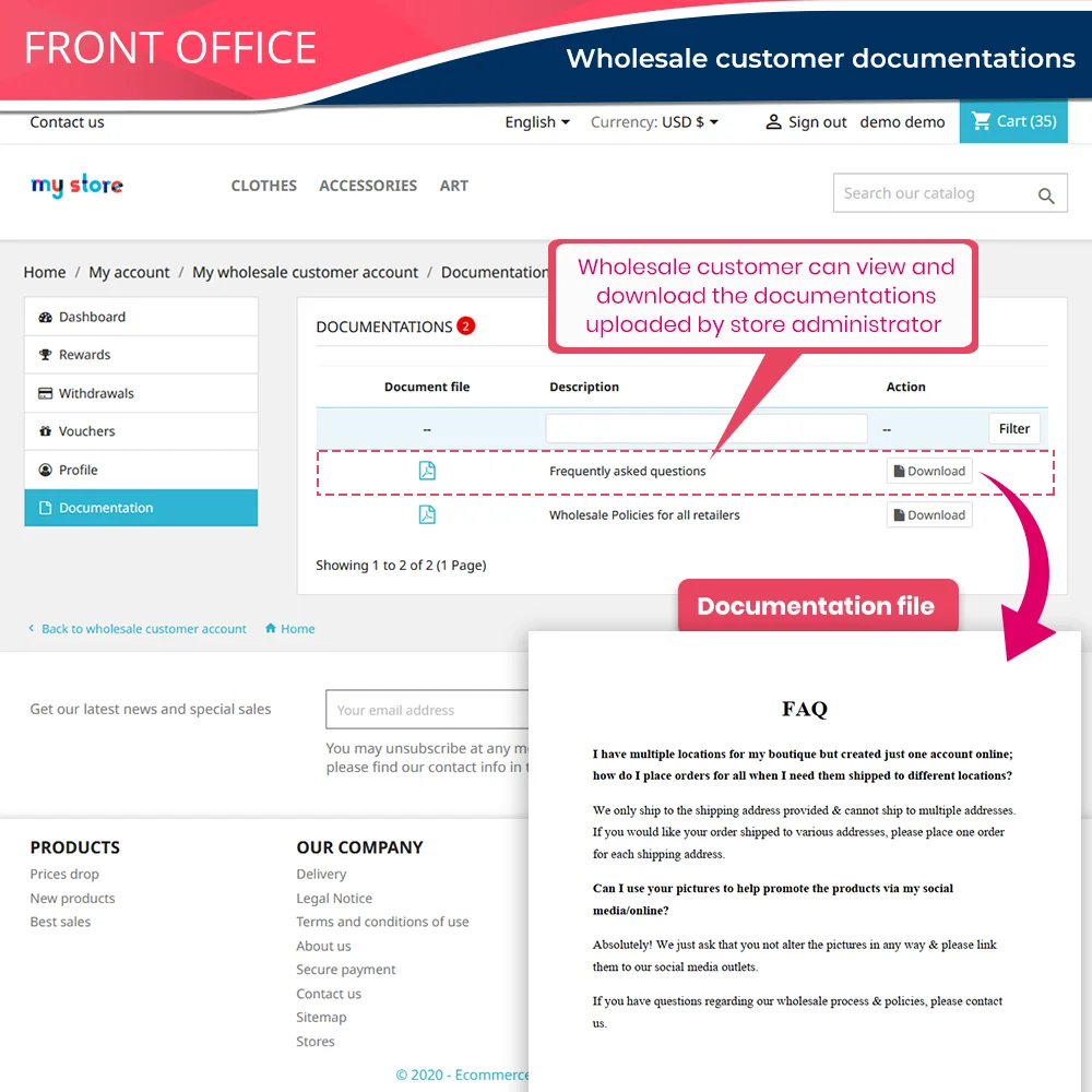 Introduce PrestaShop wholesale module