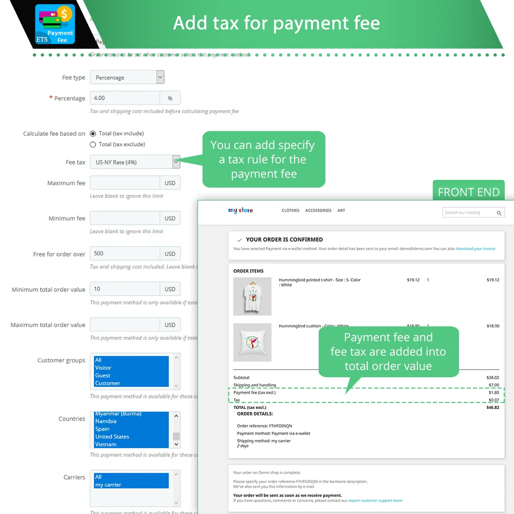 Introduce PrestaShop payment module