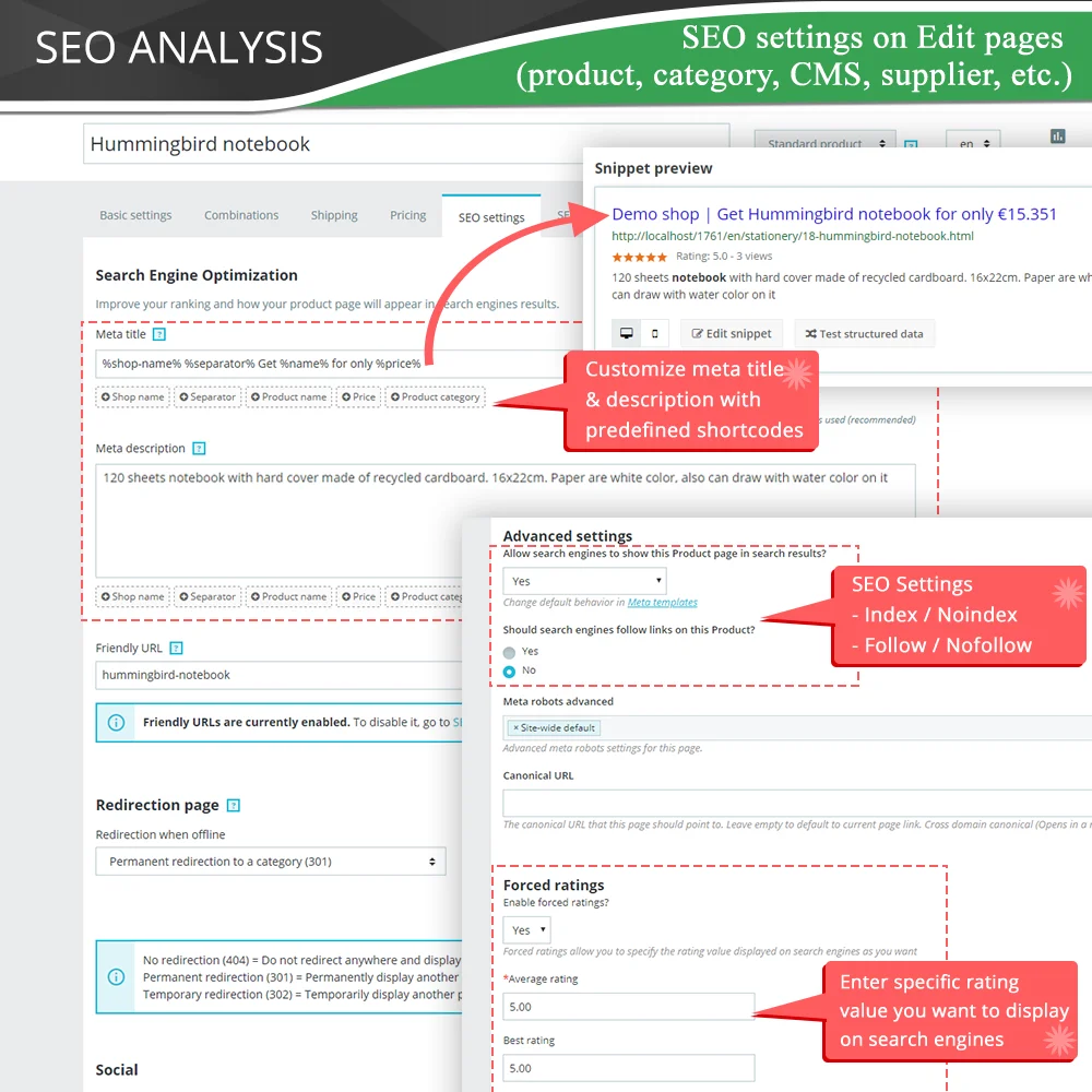 Giới thiệu "SEO Audit" - một module SEO Prestashop bao gồm tất cả mọi thứ cho SEO