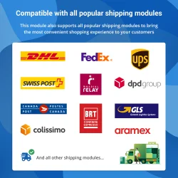 Prestashop marketplace module (multi-vendor) is compatible with all popular shipping modules