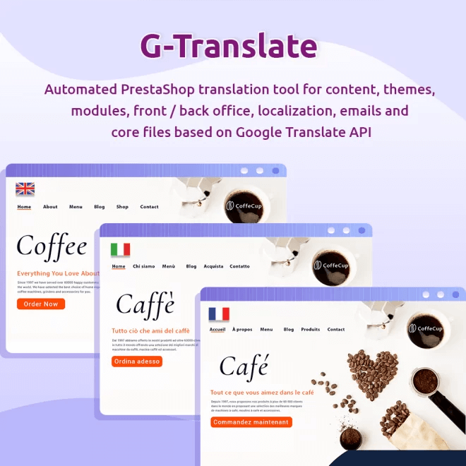 PrestaShop translation tool