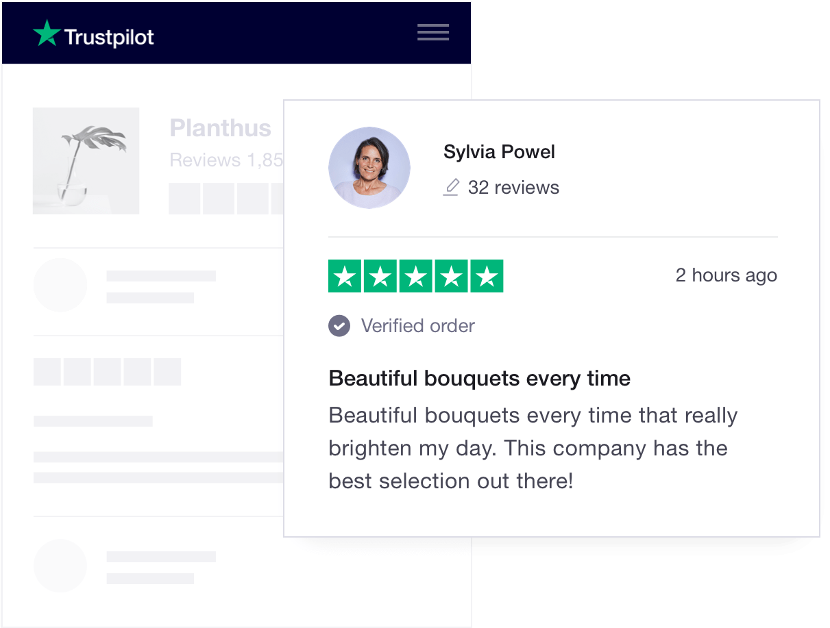 Trustpilot - customer review