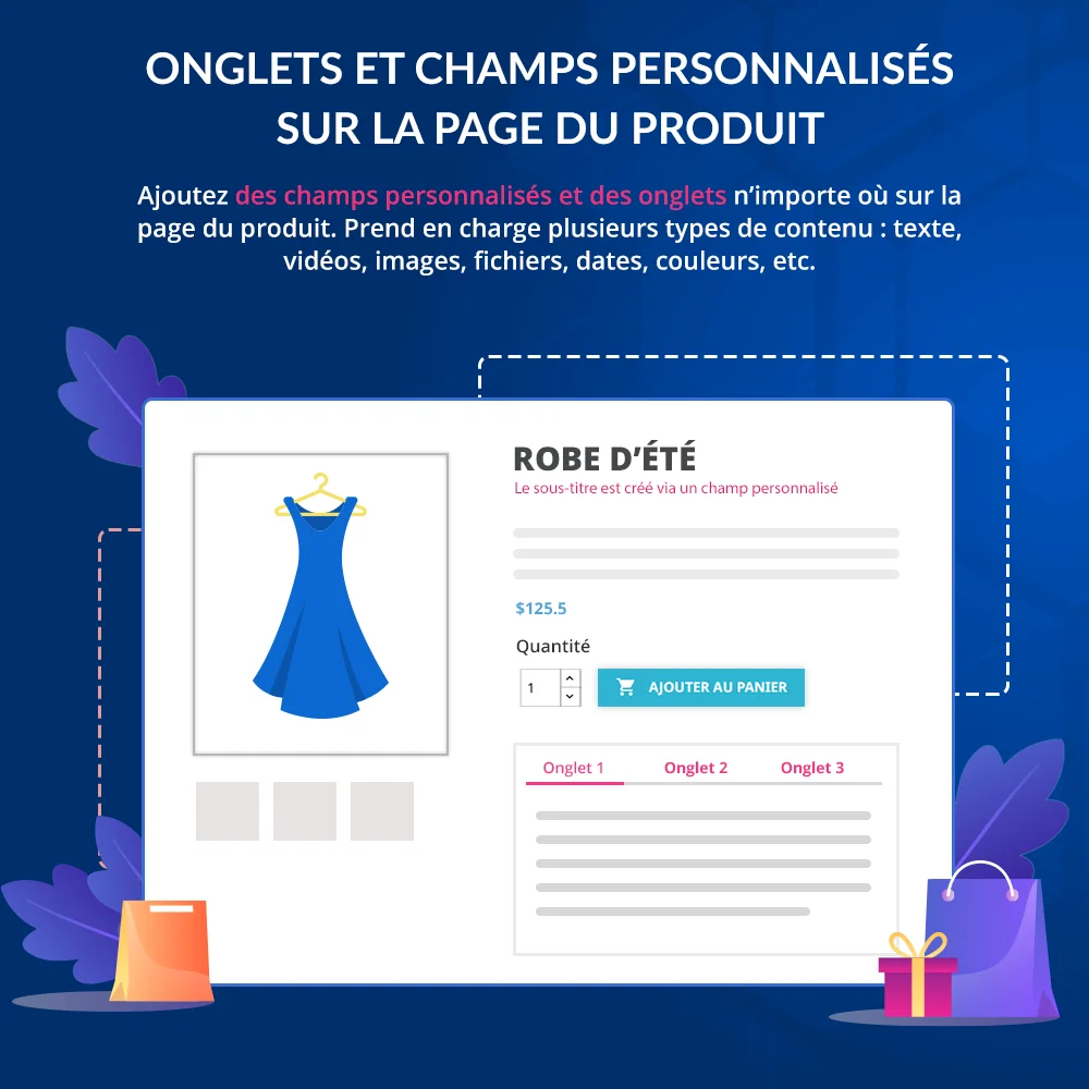 Présenter le module de champs personnalisés PrestaShop pour les produits