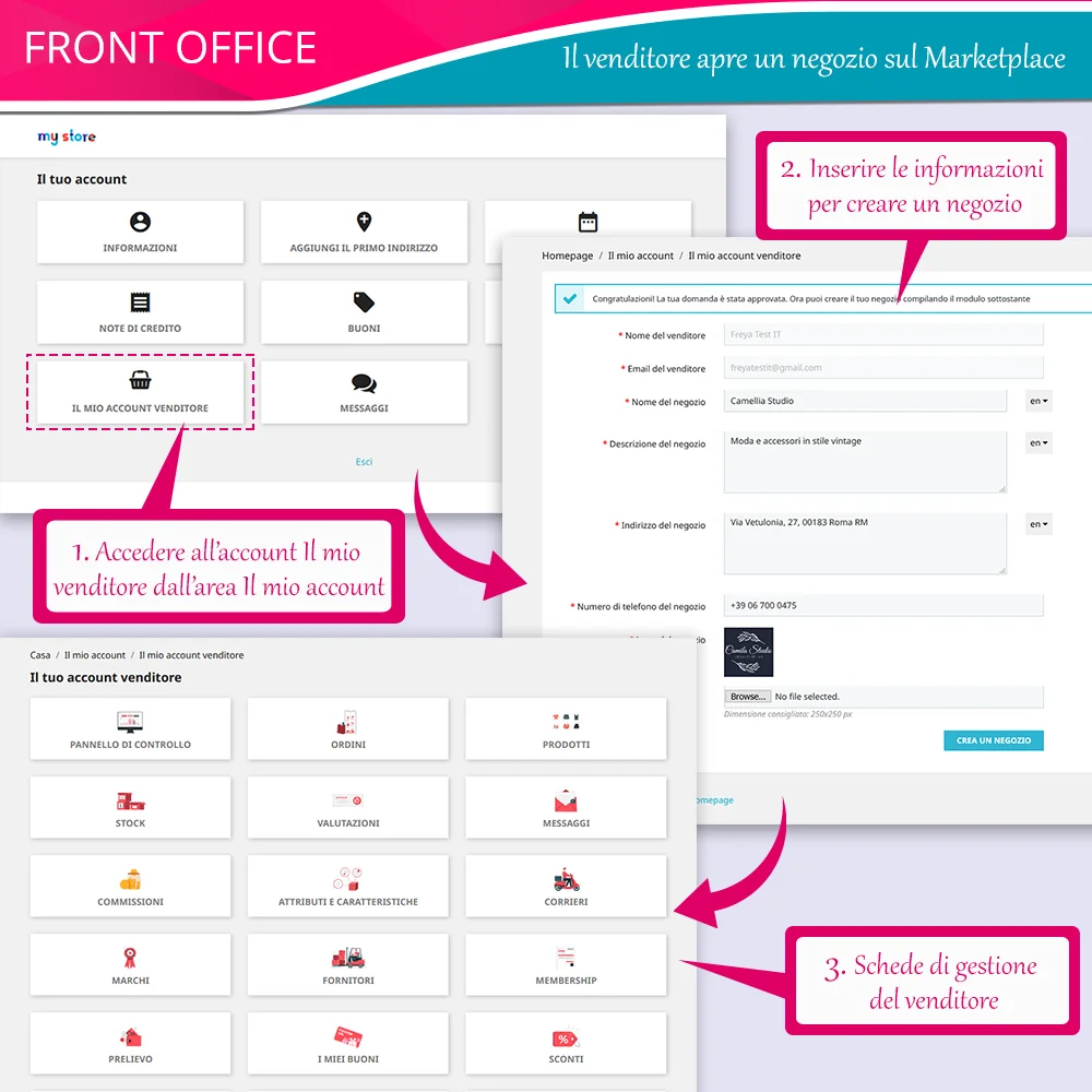Presentazione del modulo di marketplace PrestaShop