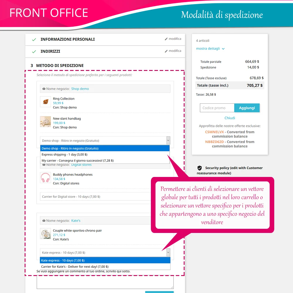 Presentazione del modulo di marketplace PrestaShop