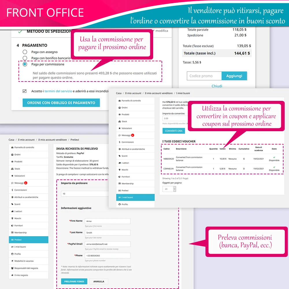 Presentazione del modulo di marketplace PrestaShop