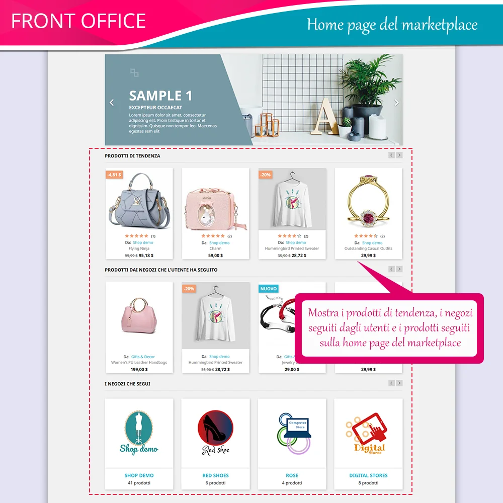 Presentazione del modulo di marketplace PrestaShop