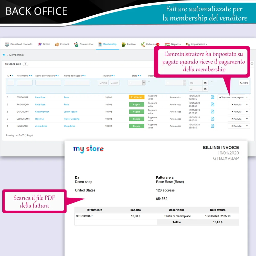Presentazione del modulo di marketplace PrestaShop