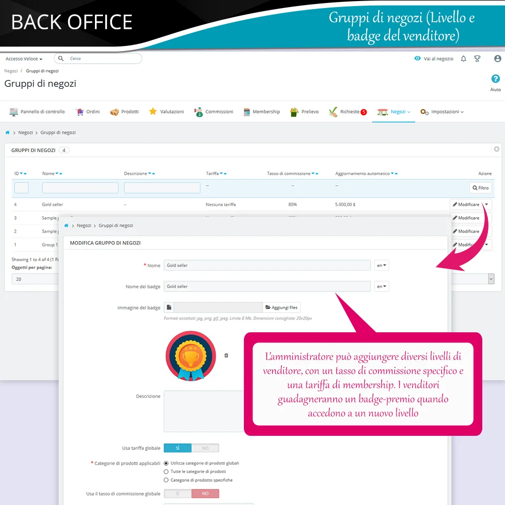 Presentazione del modulo di marketplace PrestaShop
