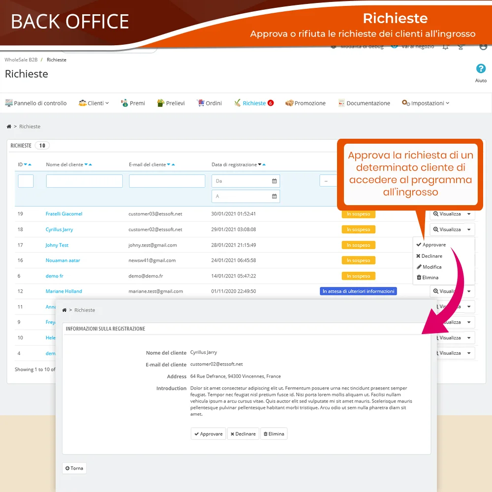 Presentazione del modulo all'ingrosso di PrestaShop