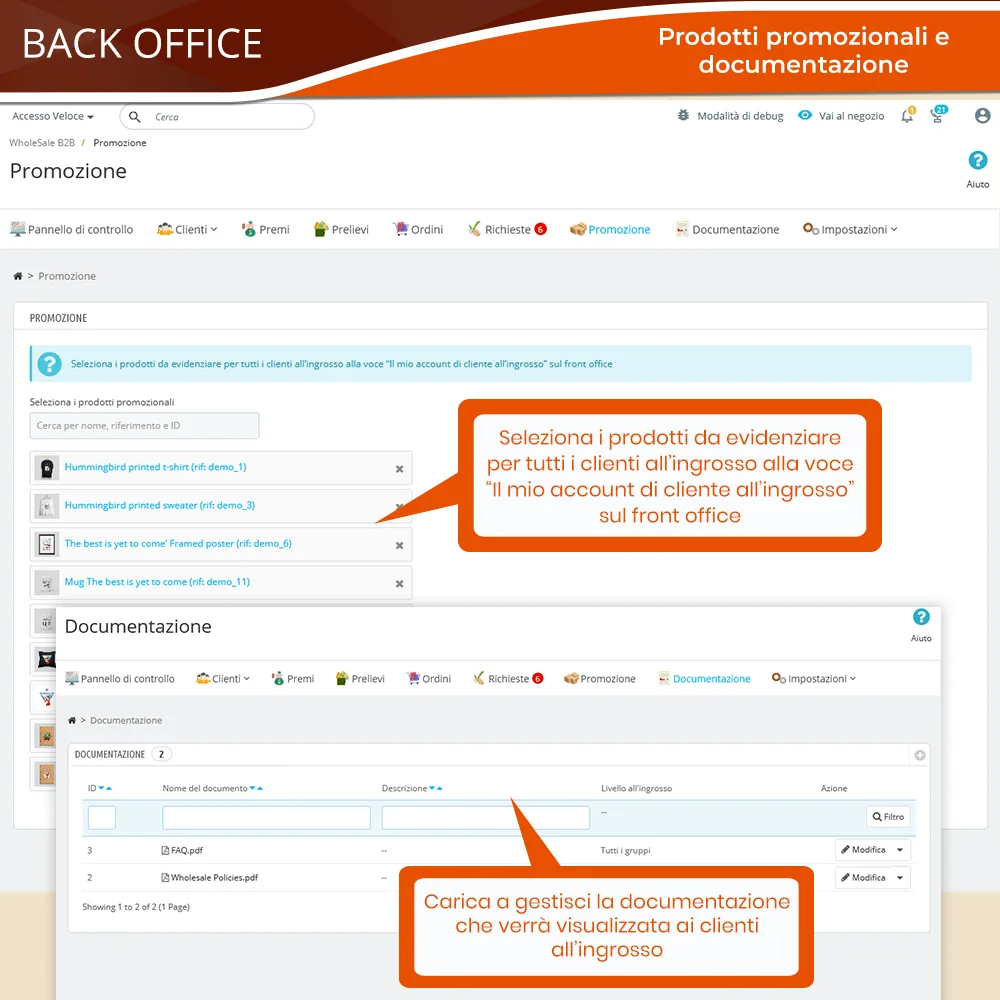 Presentazione del modulo all'ingrosso di PrestaShop